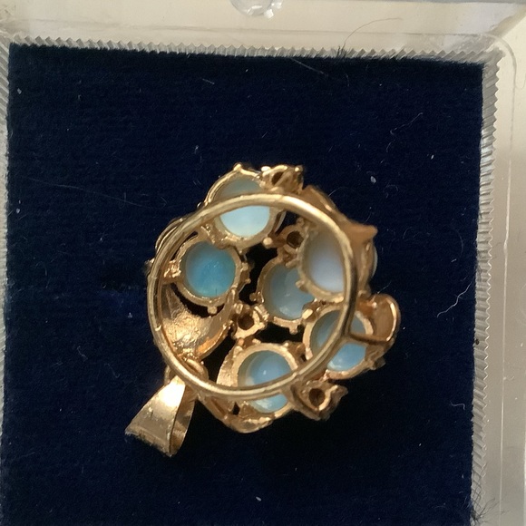 new vintage SS Opal pendant charm (flashes green) - Picture 11 of 16